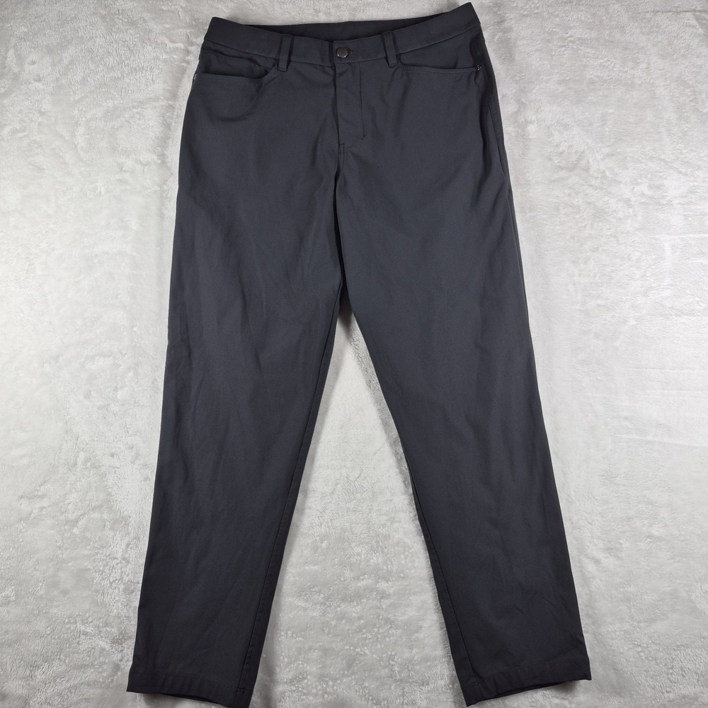 Lululemon ABC Classic Fit 5 Pocket Pants Men's 33x30 Gray Warpstreme LM5AXSS